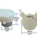 2PCS DC 5V micro peristaltic pump small flow metering self-priming pump dimensions with 32mm base and 42mm height