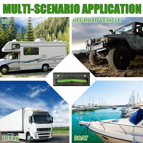 2 Pack RV Leveler Bubble Leveling System For Trailers And Campers With ABS Plastic Durable Build Tilt Gauge From Minus 7 To Plus 7 Degrees Graduated Markings For Quick Easy Leveling On Any Site in multi-scenario use: RV, off-road vehicle, truck, boat.
