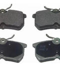 Nissan Xterra 2004 Front MX830 Disc Brake Pad Set for Nissan Xterra, featuring semi-metallic friction material and solid brake design.