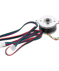 3D Printer Stepper Motor Black Durable Copper Small Size Nema14 Motor Portable Silver Round Pancake Motor Electrician with colored wires