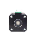 Front view of 310mm Tr8x8 Lead Screw Nema 17 Integrated Linear Actuator Stepper Motor with External Brass Nut for 3D Printers