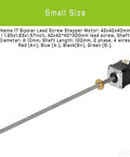 Nema 17 Stepper Motor Integrated 11.81in(300mm) T8 Lead Screw Standard Step Angle 1.7A 0.4Nm Bipolar High Torque