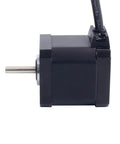 Side view of IP67 Waterproof Nema 17 Stepper Motor 2.0A 0.59Nm with 42x42mm frame, showing shaft and cable connection.