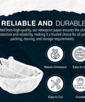 Newsprint Packing Paper Bulk 320 Sheets 27x17 Inches 10 Lb for Moving and Cushioning, features and benefits description