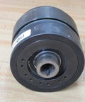 Nexen Group 801502 Air TL-A Torque Limiter with 0.875in bore on a wooden surface, showcasing set-screw mount and open design.