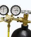 industrial nitrogen regulator 0-800 PSI brass with gauges