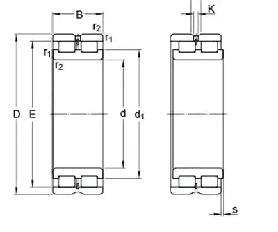 NNCL4934CV P5 2-Row Full Complement Cylindrical Bearing - Buy Bearings online - Fast US Shipping