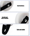 Nylon Clothesline Pulley 2 inch Diameter Nylon Pulley Outdoor Puller Rope Wire Rope Pulley Kit shown in close-up for durability