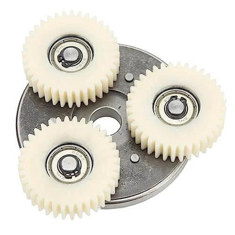 Electric Motor Gear Clutch Kit, High-Torque Planetary Gear Replacement, 36T Nylon Construction with steel clutch components.