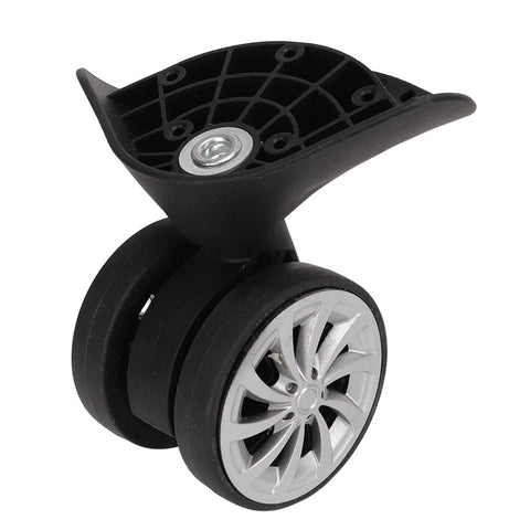 1 Pair Luggage Suitcase Replacement Nylon Casters Wheels For Trolley Travel Durable Lightweight Heat And Moisture Resistant Flame Retardant Easy To Install Luggage Maintenance Accessory