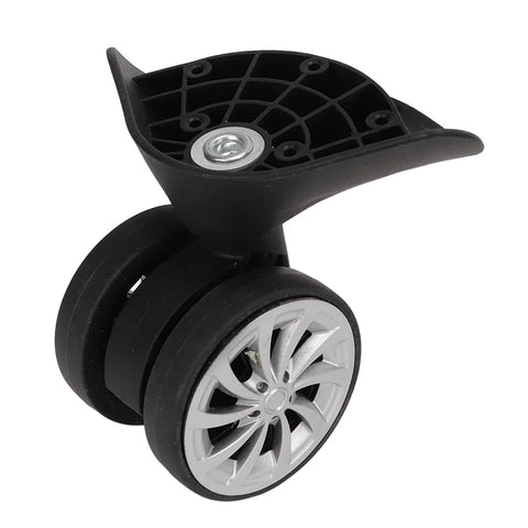 1 Pair Luggage Suitcase Replacement Nylon Casters Wheels For Trolley Travel Durable Lightweight Heat And Moisture Resistant