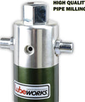 Lubeworks Oil Transfer Drum Pump Double Action 3:1 Fast Flow Rate 7.4gpm / 28lpm for SAE130 Oils/Fluids close-up view