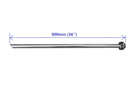 Oil Transfer Pump, Air Operated, Pneumatic, 55 Gallon Drum, 1.25 Inch ID, Teflon Packing, 900mm length metal component