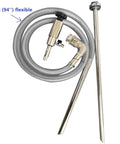 Oil Transfer Pump, Air Operated, Pneumatic, 55 Gallon Drum, 1.25 Inch ID, Teflon Packing hose and components