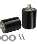 Pallet Jack Load Wheels Kit for BT L 2000-U, BT L 2300-U & LHM 230, complete wheel set with greased polyurethane load wheels and fasteners