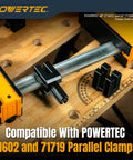 4 Pack Parallel Clamp Positioning Blocks For Stable Clamping And Gluing On Three Quarter Inch Dog Holes, Fits Workbenches