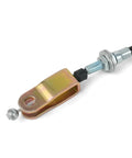 Close-up of park control cable 946-04254 replacement fits Cub Cadet Volunteer EFI 4x4, showing metal connector and screw threading.