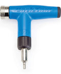 Park Tool ATD-1.2 - Adjustable Torque Driver Tool,Blue, T-shaped, showing torque range indicator for 4-6 Nm.