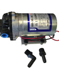PENTAIR SHURFLO 8009-543-236 Auto-Demand 12V Spraying Diaphragm Pump, 1.8GPM, Viton Valves, Santoprene Diaphragm, 60PSI, 3/8" NPT-F Port, Single-Pack