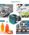 KKTS-24S18 1600ml/min high Flow peristaltic Pump 24V Stepper Motor dosing Pump in lab, food industry, and medical use