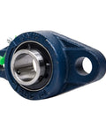 Front view of UCFL205-16 Pillow Block Bearing, 1 inch bore, 2-bolt flange mounted, solid base, self-alignment feature