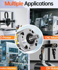 Ratio 10:1 Planetary Gearbox for Nema 17 Stepper Motor in 3D printer, CNC machine, automation machine, DIY robot applications.