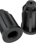 12 Pack Plastic Caster Socket Sleeves For Chair Wheels Round Inserts For One Inch Wheel Diameter And Seven Sixteenth Inch Inside Stem Durable Black Plastic Mounting Sockets With Easy Installation