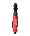 Side view of Pneumatic Tools 802: Composite Twin Pawl Ratchet Wrench 70 ft-lbs of Torque - 3/8-Inch with red handle