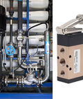 2 Position 5 Way Pneumatic Hand Pull Valve Roller Type Pneumatic Mechanical Valve 1/4" PT Port Aluminum Alloy Pneumatic Switch Valve MV-09 Pneumatic Control Reversing Valve alongside industrial piping setup.