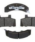 1990 Cadillac DeVille Front Ceramic Disc Brake Pad Set PR215C, 1 Set, Except Heavy Duty Brakes, GM Brake Code J41, JM4, OE Material is, Daily Driver Disc Brake Service Replacement with Handy Year, Model and Caliper Verification