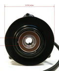 Front view of PTO Clutch Counter Clockwise (CCW) with 1" Crankshaft, 5 5/16" Pulley Diameter showing measurements.