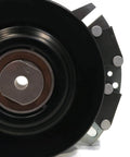 Front view of PTO Clutch with Wire Harness for Hustler FasTrak with 54" Deck 928291, 928502 showing pulley and bearings.