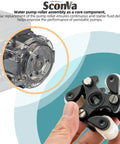 QP500 Pump Roller Assembly Compatible with 45, 85, 100 & 170, Classic, SVP & M128 Series shown handheld and in pump illustration