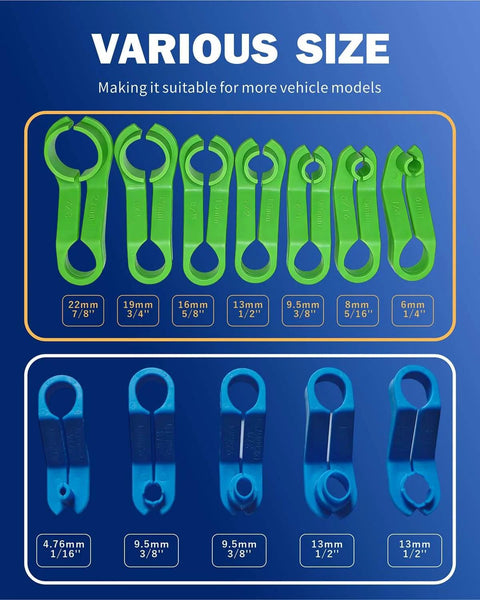 All In One Master Quick Disconnect Tool Kit For Fuel Lines And A C Systems Transmission Hoses Pro Grade Heavy Duty Pliers