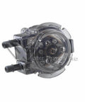 Product #QP102-1 QuickPro pump head for Classic & SVP, 1/4" tubing, transparent plastic, showing front view with connectors