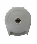 R8 Clutch for 1 inch Tube, in Natural, front view, showing central gear mechanism for roller shade system.