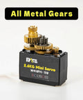RC Steering Servo with Mount Bracket and Servo Horn for FMS FCX24, RC Car Parts, Upgrade Parts for RC Crawler 1/24 Scale FCX24