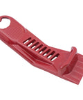 Red ✝️ Drywall Panel Lifter, Drywall Rasp, Drywall Tool Includes Built In Bottle Opener, Lightweight, Non-Clogging Rasp, Door Hanging Tool, PL589