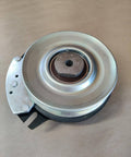 Front view of Replacement for Hustler Electric Clutch For 605827K 5219-193 Fits 36 42 and 52 OEM, showing metal exterior.