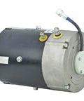DB Electrical Motor 430-44000 Compatible with/Replacement for Hitachi DM430-06G 48V, Rotation RE, side view with wiring and connectors