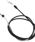 Replacement Traction Cable For Commercial Walk Behind Mower ECS180CKA30000, black cable with metal spring end for throttle linkage.