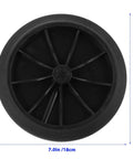 Replacement Trash Can Wheels Set Of 2 For Outdoor Garbage Containers, Plastic Rubber Casters For Waste Receptacles, 0.79 Inch Diameter, Durable Rubber Construction, Restores Easy Mobility And Smooth Transport