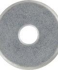 Close-up of Rivet Washer 1/8 Inch Diameter 1/2 Inch Outside Diameter Pack Of 100, showing metal construction and central hole.