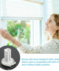 Roller Shade Clutch - Compatible with 1.5” (38mm) Shade Tubes, close-up view and installation of shade system