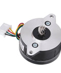 2 Phase 1.8 Step Angle Round Stepper Motor DC2.4V 1A 36mm for 3D Printer Extruder with visible wires and metal gear