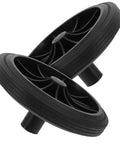 Trash Can Wheels Replacement Set 7 Inch Rubber Casters For Garbage Bins And Outdoor Waste Containers Easy Installation