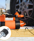 Close-up of Vibration Isolator Mounts Rubber Cylindrical With Dual Threaded Studs Shock Absorbers for pumps and equipment