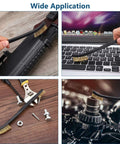 Scratch Brush Set for Gun Cleaning, Double-Ended Wire Bristle Brushes 9 Packs used for gun, keyboard, and mechanical cleaning.