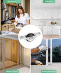 4 Pack Screen Door Rollers Replacement For Sliding Doors And Patios, 30mm Diameter Nylon Pulley Wheels in various installation settings