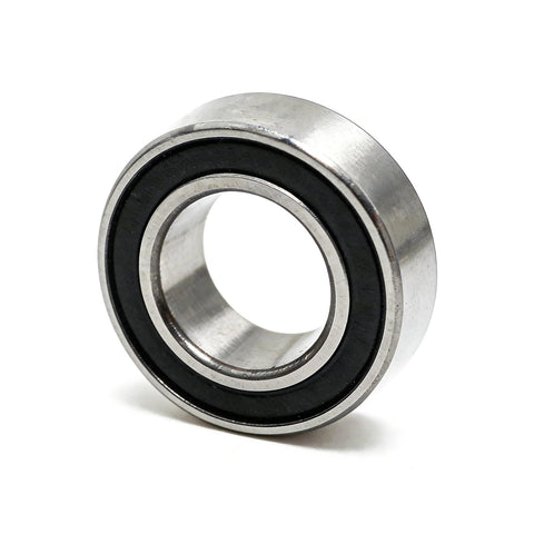 Sealed double row angular contact bearing 12x21x7mm for high speed, high load performance in industrial machinery; side view, 2-pack 3801B-2RS.